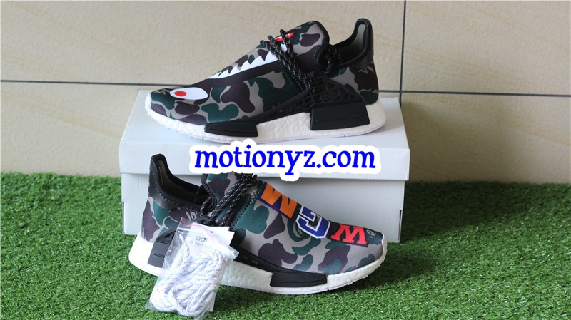 Pharrell Williams NMD Human Race Camo Bape